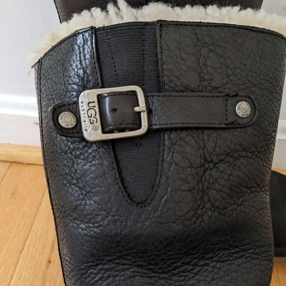 UGG Leather Sheepskin Boots